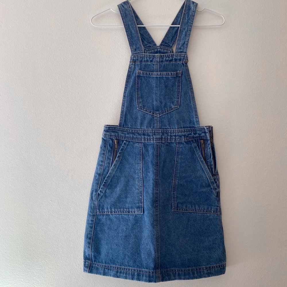 Denim Overall Skirt